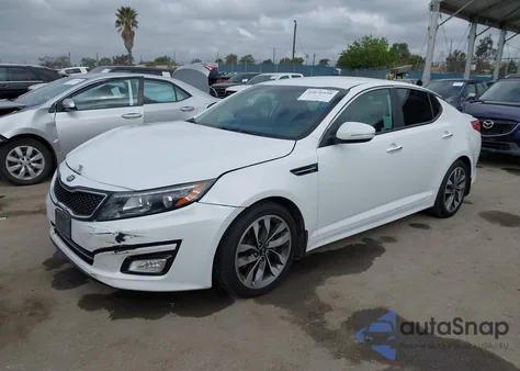 2015 Kia Optima Sx from USA, damaged, VIN 5XXGR4A70FG490244